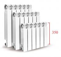 Радиатор алюминий Корвет 350 мм 6 секций